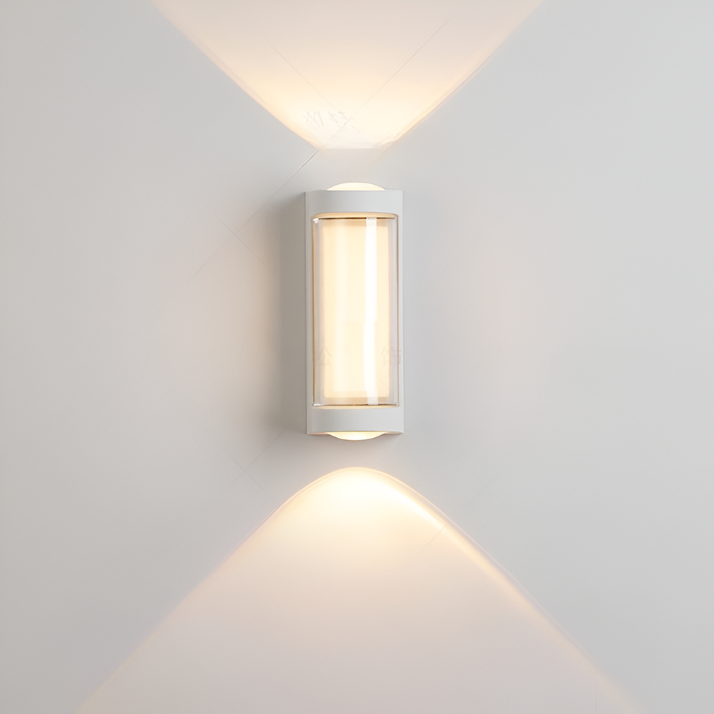 Nordic Up Down Acrylic Waterproof Minimalist Outdoor Wall Light