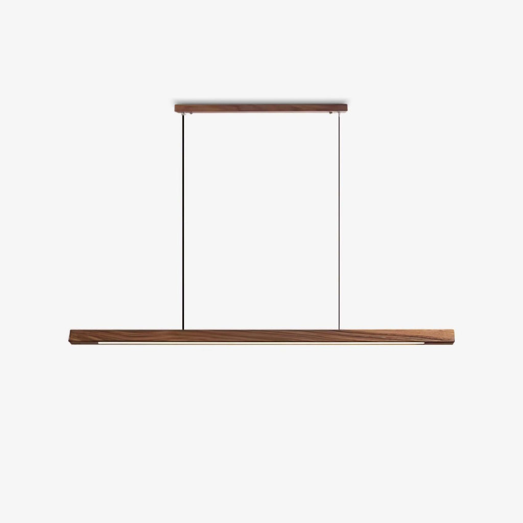 Xylo Linear Suspension Light Design in Wood