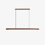 Xylo Linear Suspension Light Design in Wood