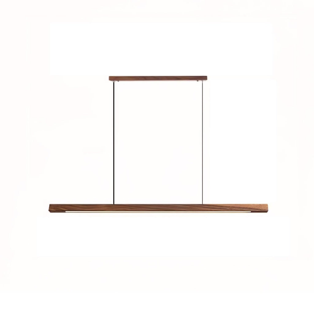 Xylo Linear Suspension Light Design in Wood