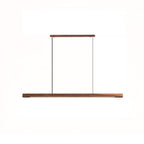 Xylo Linear Suspension Light Design in Wood