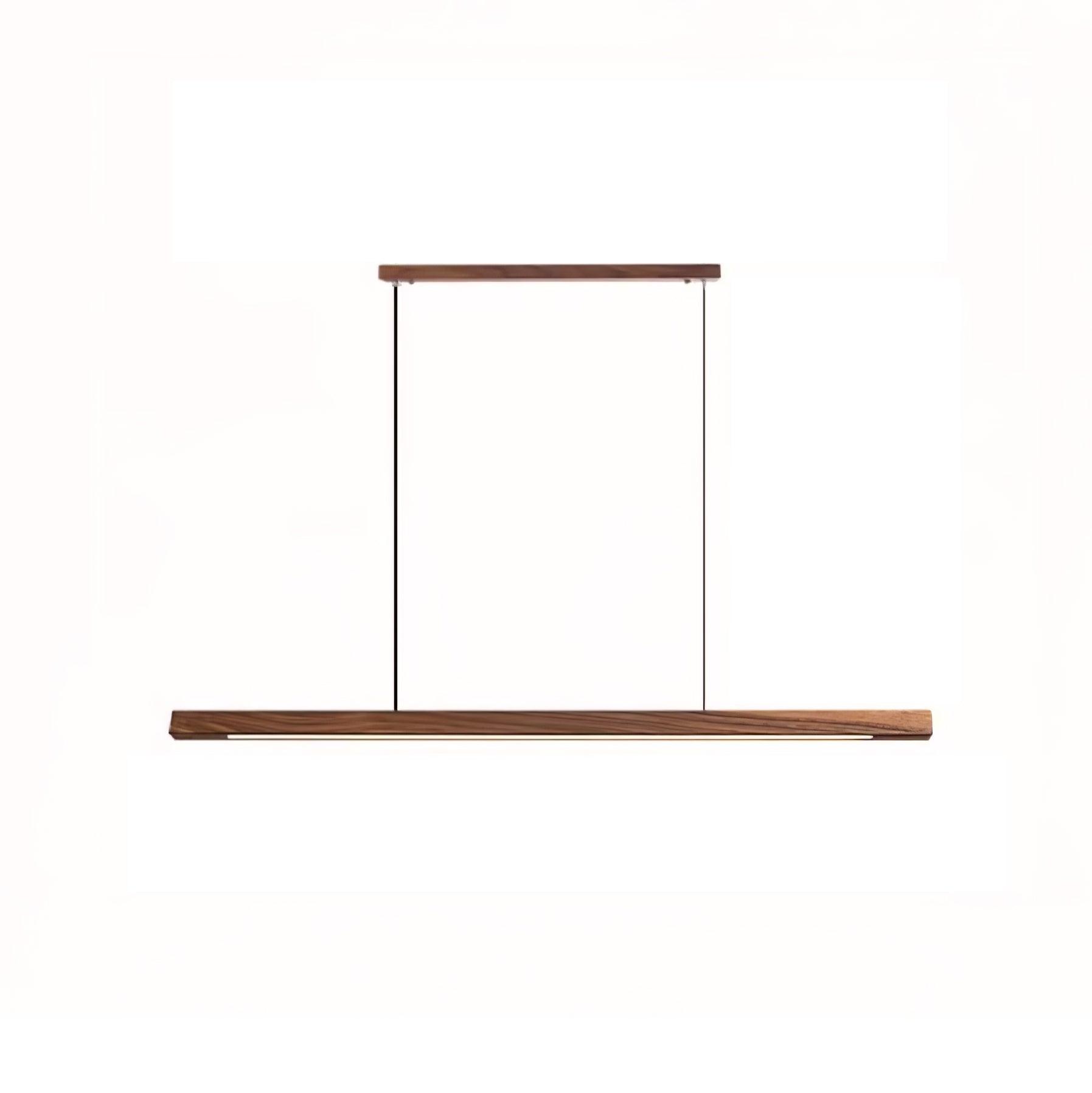 Xylo Linear Suspension Light Design in Wood