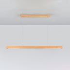 Xylo Linear Suspension Light Design in Wood