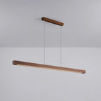 Xylo Linear Suspension Light Design in Wood