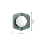 Macaroon Metal Nordic Modern Style LED Wall Light