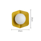 Macaroon Metal Nordic Modern Style LED Wall Light