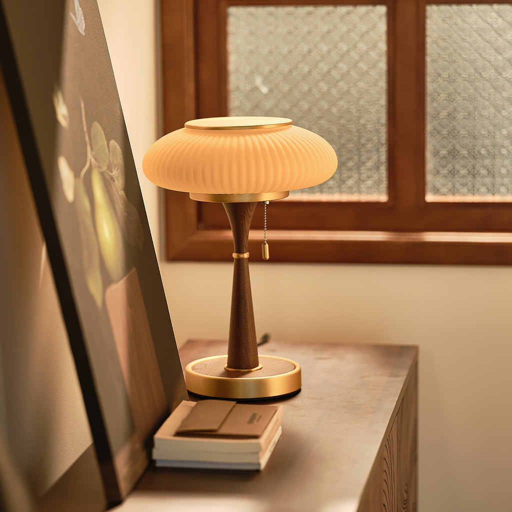 Brontea - Modern Table Lamp Mushroom Shape Minimalist Design