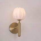 Ralin Wall Sconce Alabaster Flowers