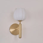 Ralin Wall Sconce Alabaster Flowers