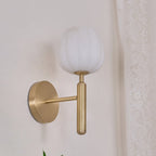 Ralin Wall Sconce Alabaster Flowers