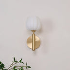 Ralin Wall Sconce Alabaster Flowers