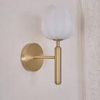 Ralin Wall Sconce Alabaster Flowers