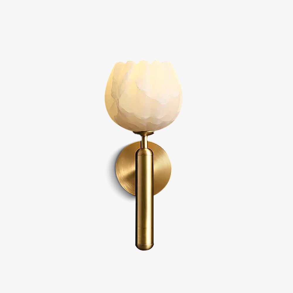 Ralin Wall Sconce Alabaster Flowers