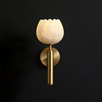 Ralin Wall Sconce Alabaster Flowers