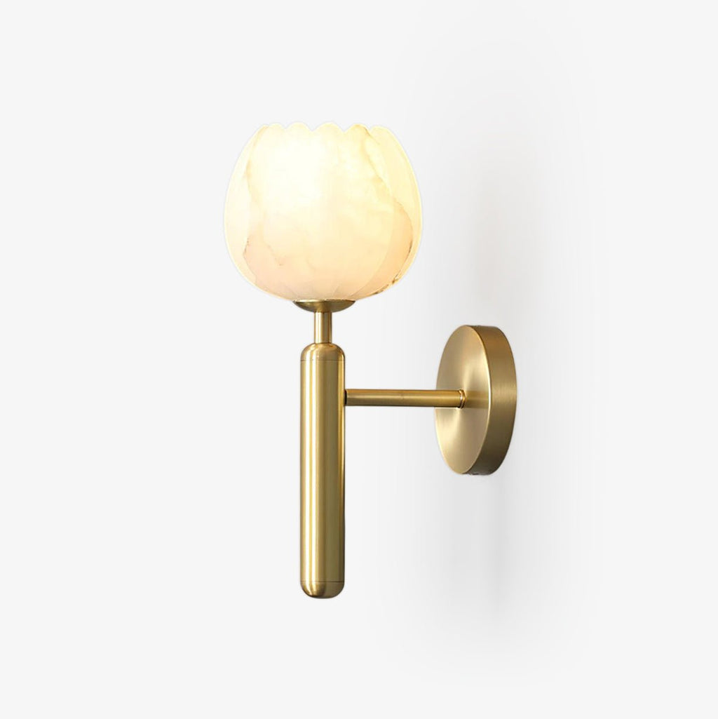 Ralin Wall Sconce Alabaster Flowers