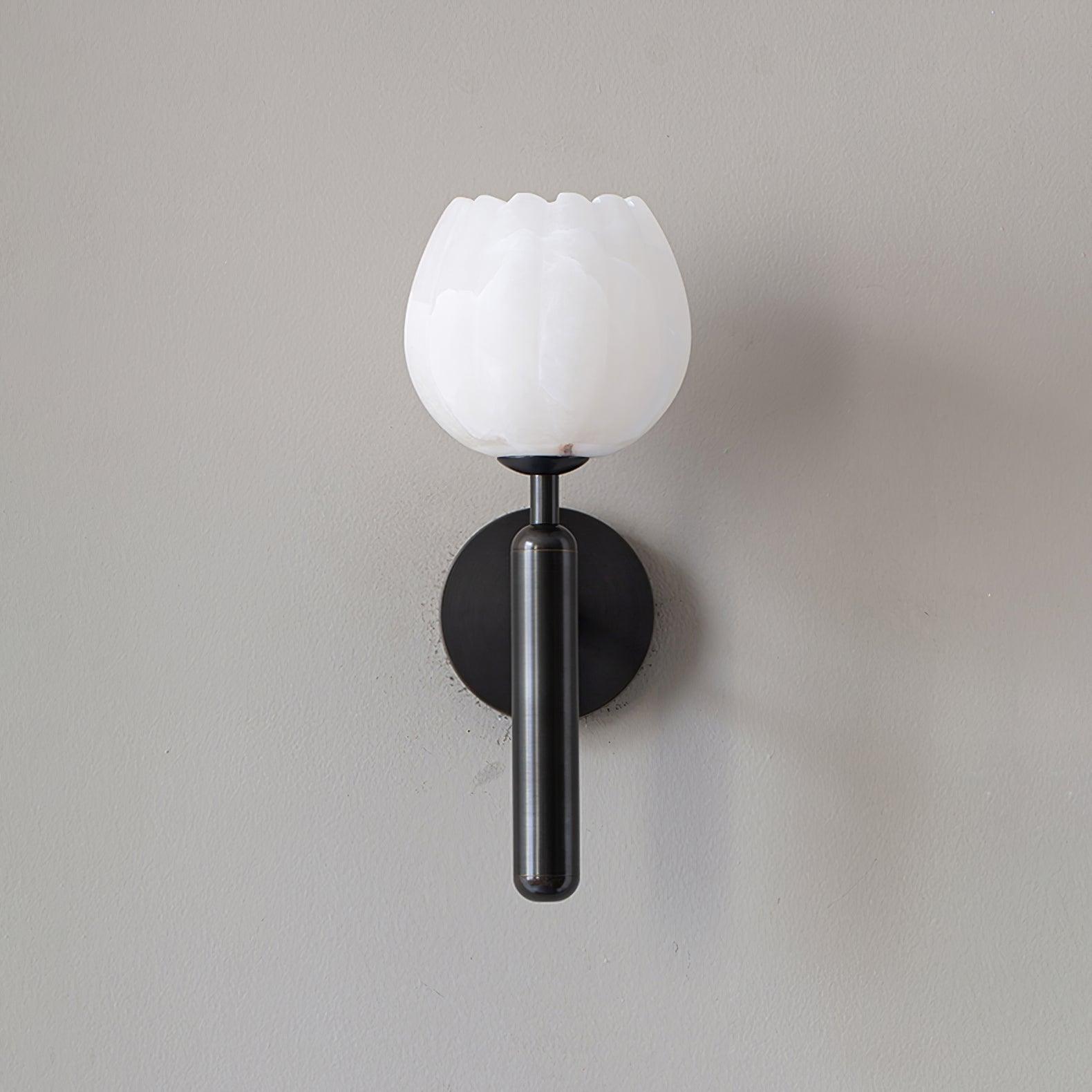 Ralin Wall Sconce Alabaster Flowers