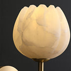 Ralin Wall Sconce Alabaster Flowers