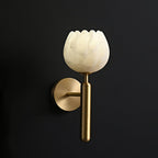 Ralin Wall Sconce Alabaster Flowers