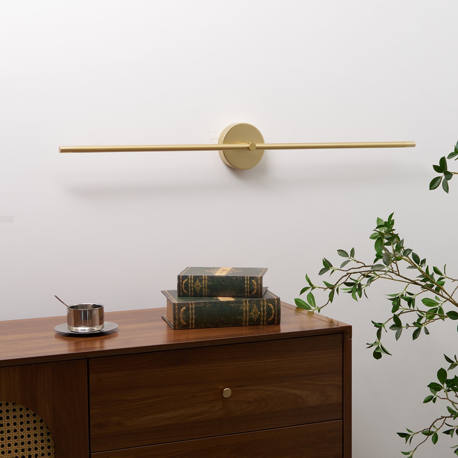 Wall Lamp Minimalist Linear Rod Double End Accent Modern Style