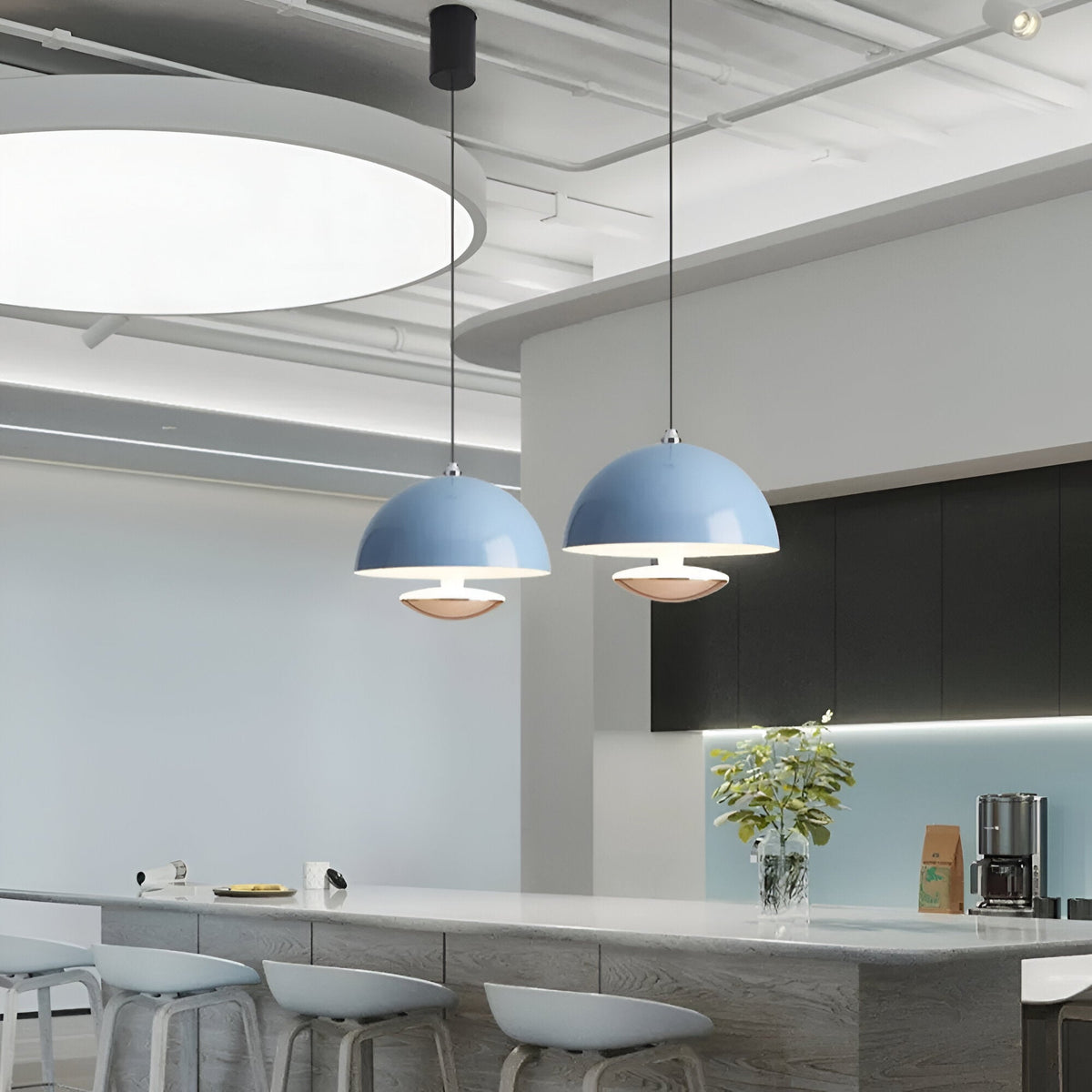 Modern Nordic Adjustable Cord LED Pendant Light