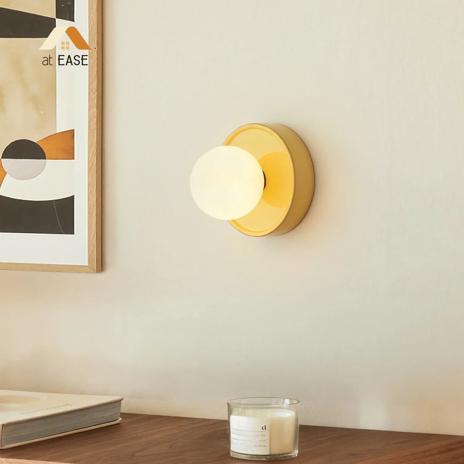 Nora Nordic Ceramic Orb Wall Light