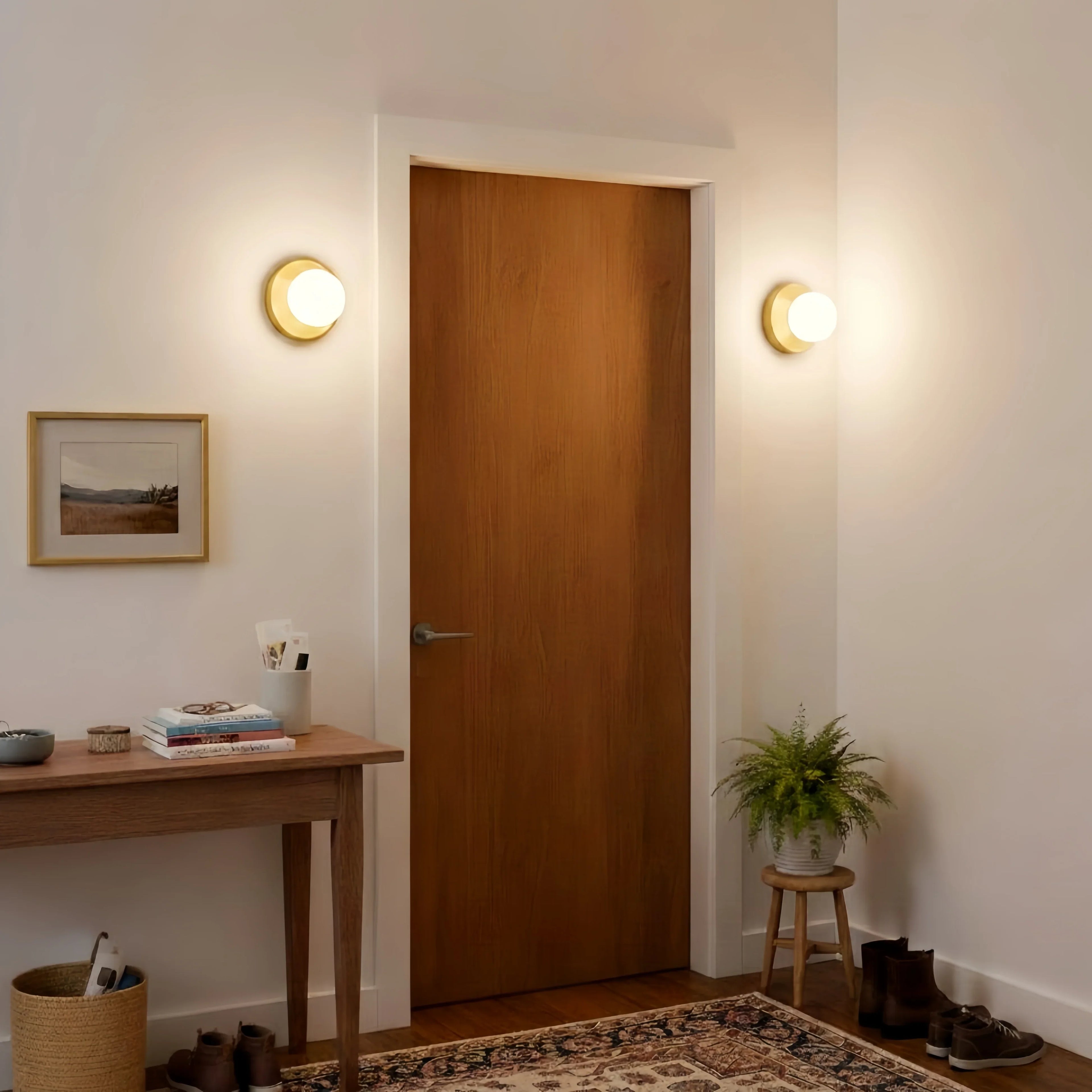 Nora Nordic Ceramic Orb Wall Light