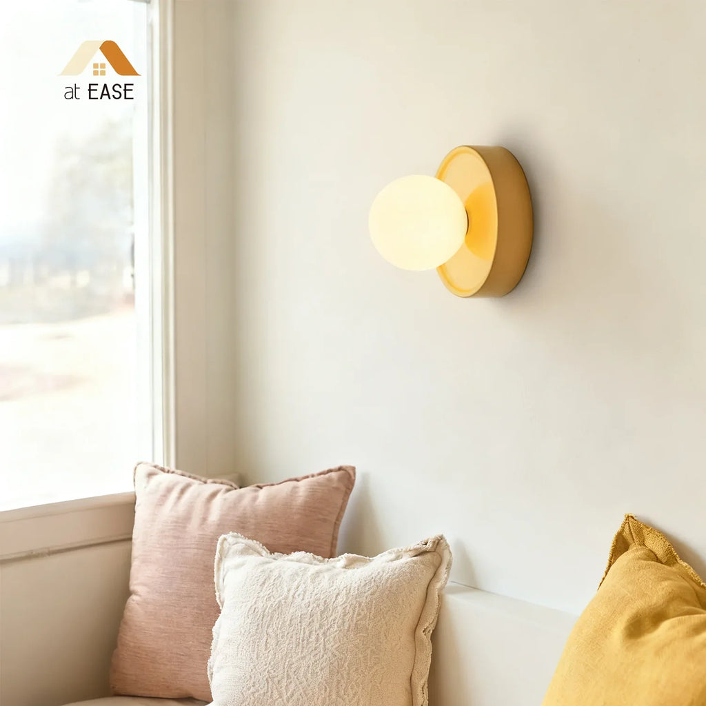 Nora Nordic Ceramic Orb Wall Light