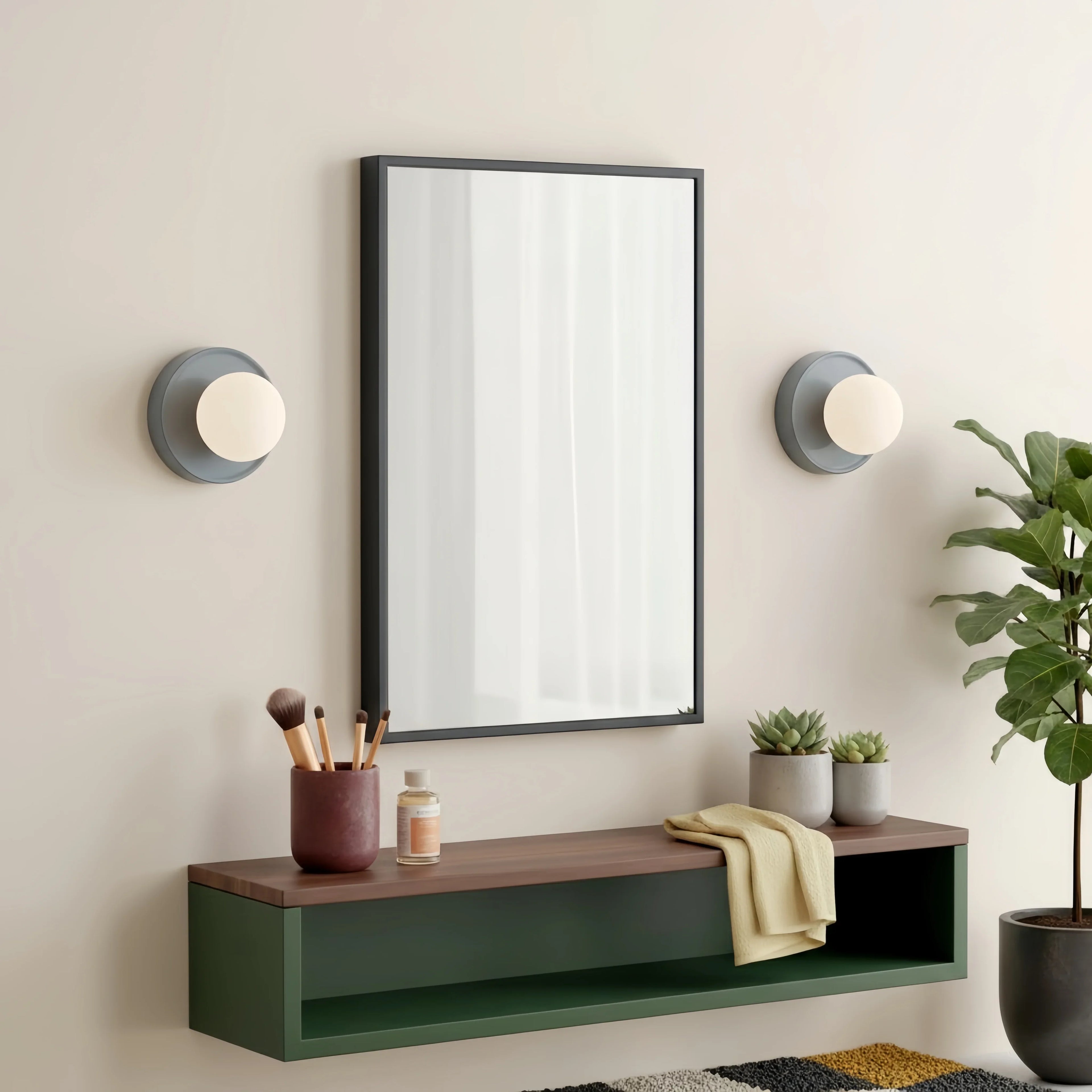 Nora Nordic Ceramic Orb Wall Light