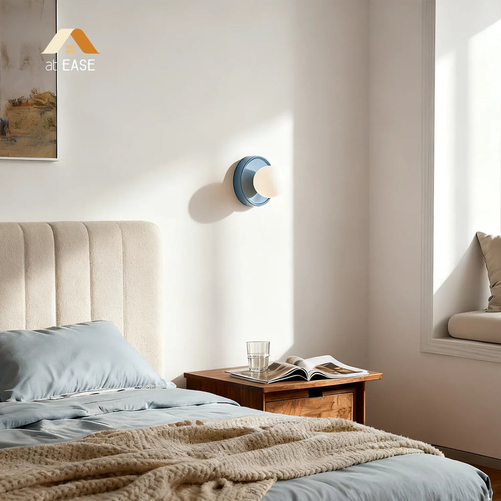 Nora Nordic Ceramic Orb Wall Light