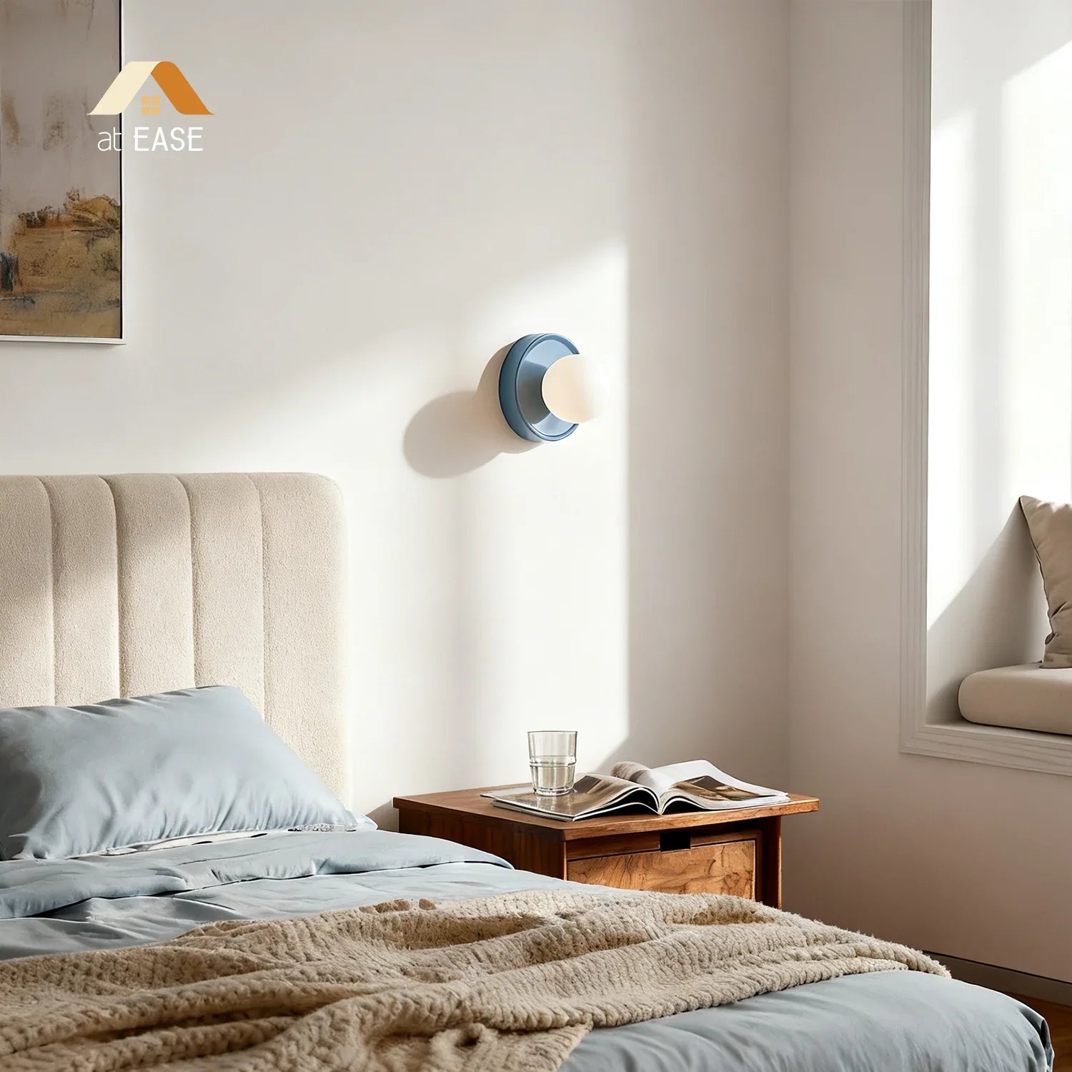 Nora Nordic Ceramic Orb Wall Light