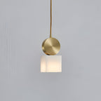 Nordic Marble Etruscan Alabaster Pendant Light