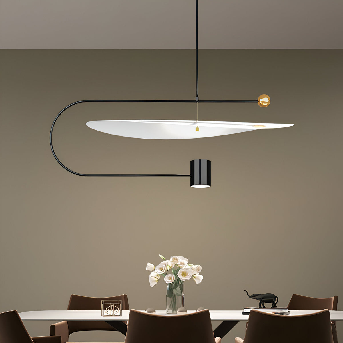 Nordic Float Disc Acrylic LED Pendant Light