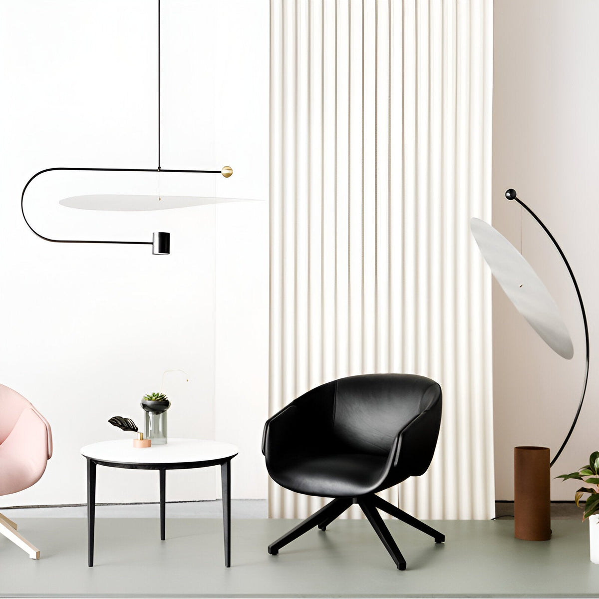 Nordic Float Disc Acrylic LED Pendant Light