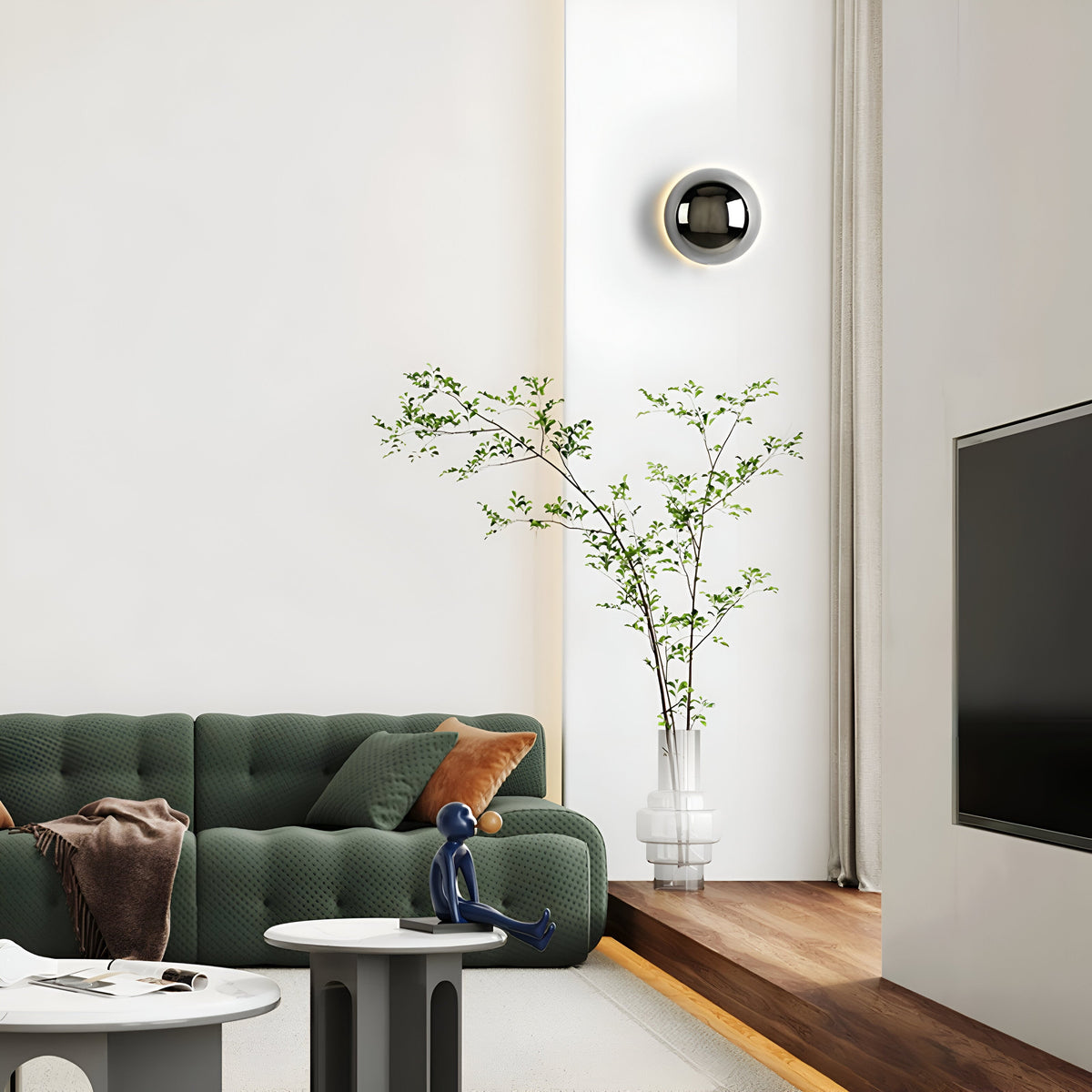 Nordic Iron Eclipse Wall Light