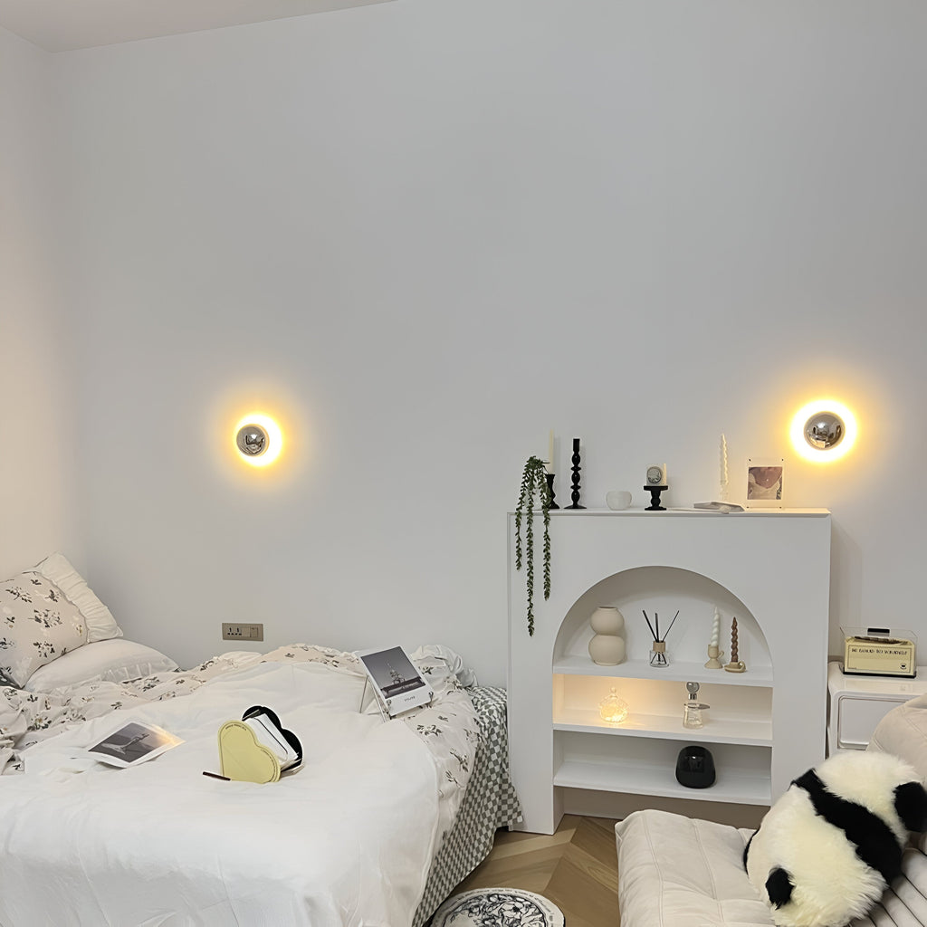 Nordic Iron Eclipse Wall Light