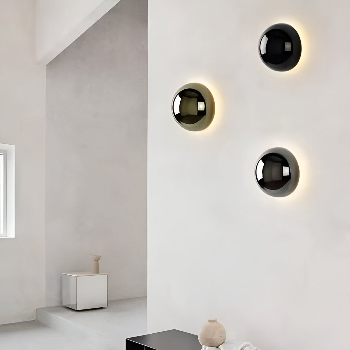 Nordic Iron Eclipse Wall Light