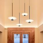 Nordic Minimalist LED Round Disc Pendant Light