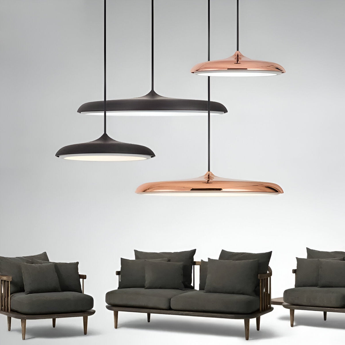 Nordic Modern Flying Saucer Pendant Light