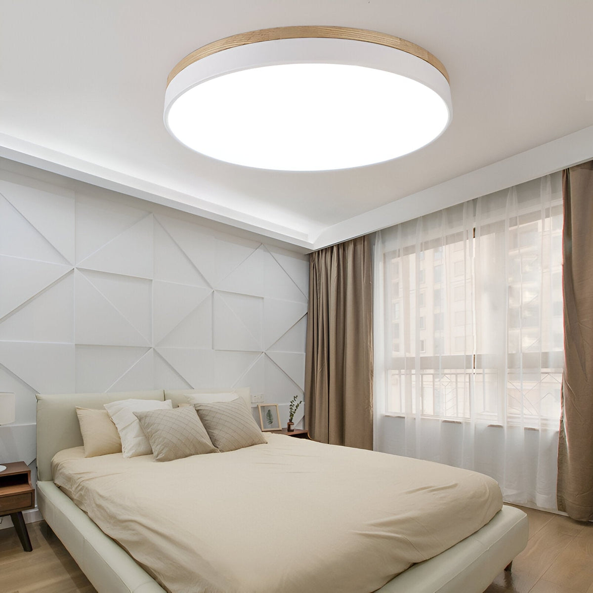 Nordic LED Round Flush Acrylic Minimalist Ceiling Light