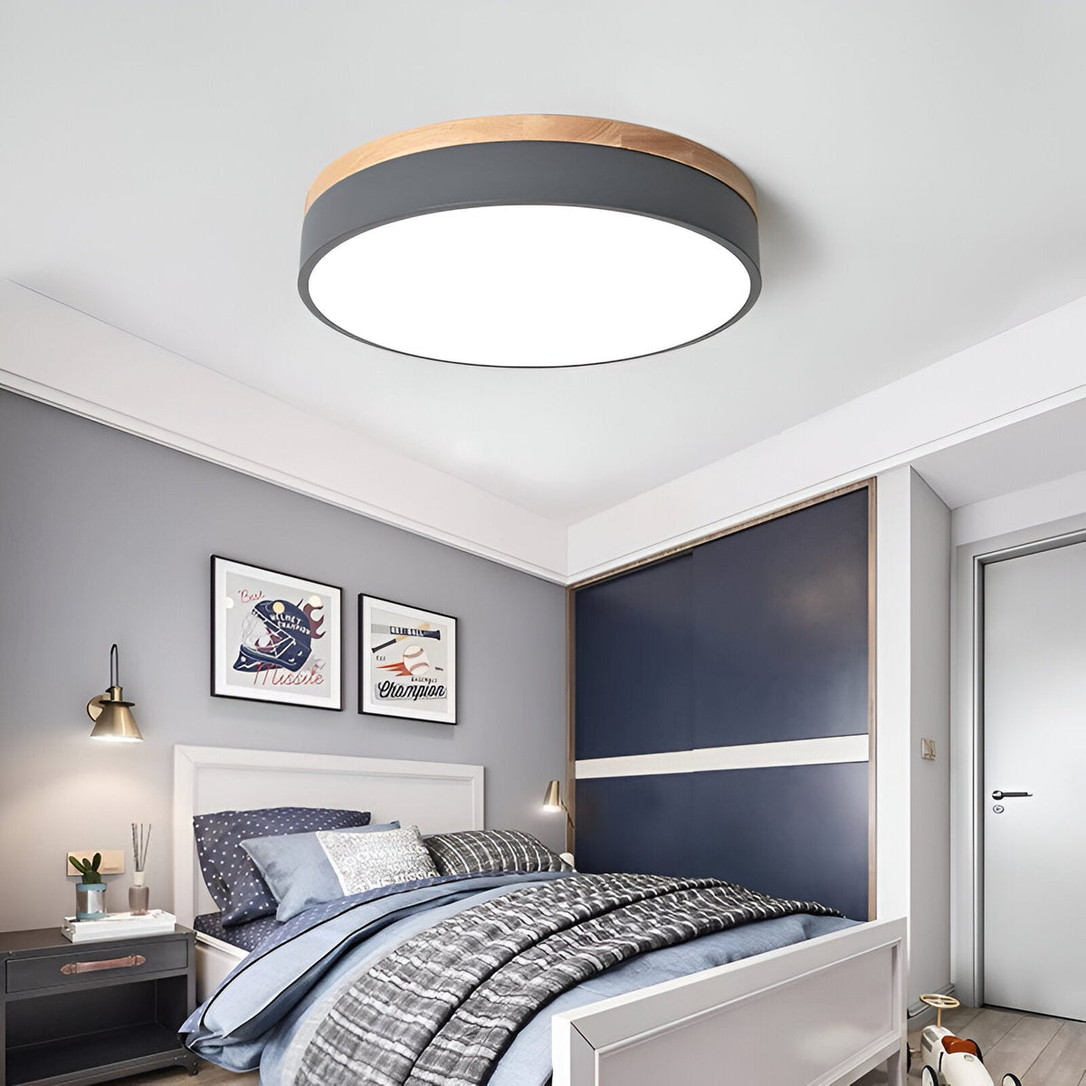 Nordic LED Round Flush Acrylic Minimalist Ceiling Light