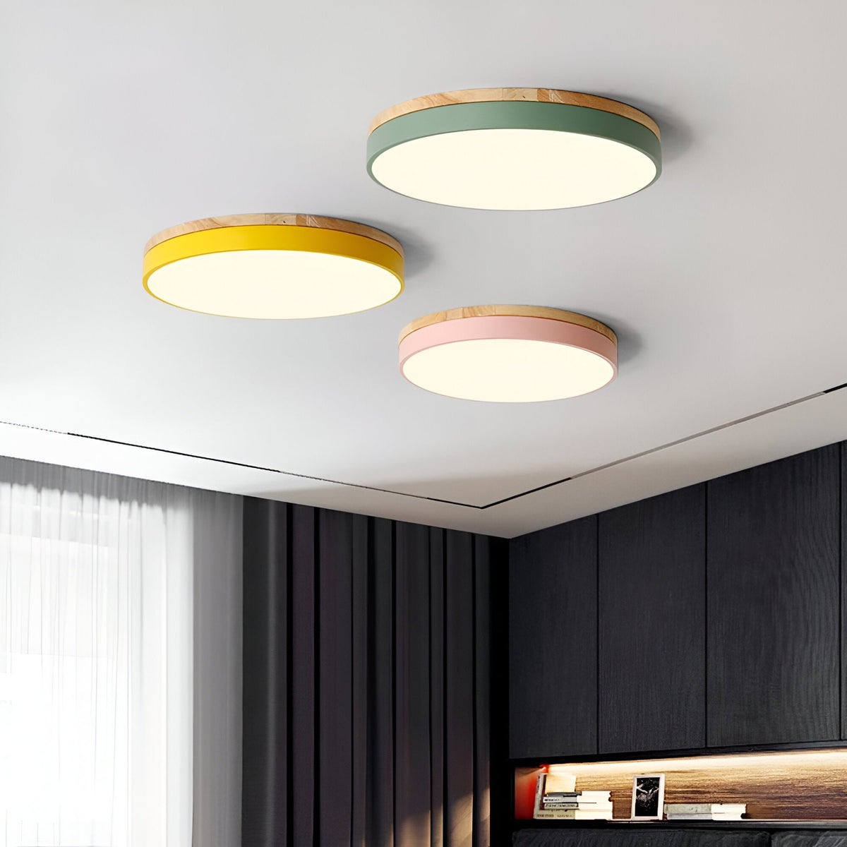 Nordic LED Round Flush Acrylic Minimalist Ceiling Light