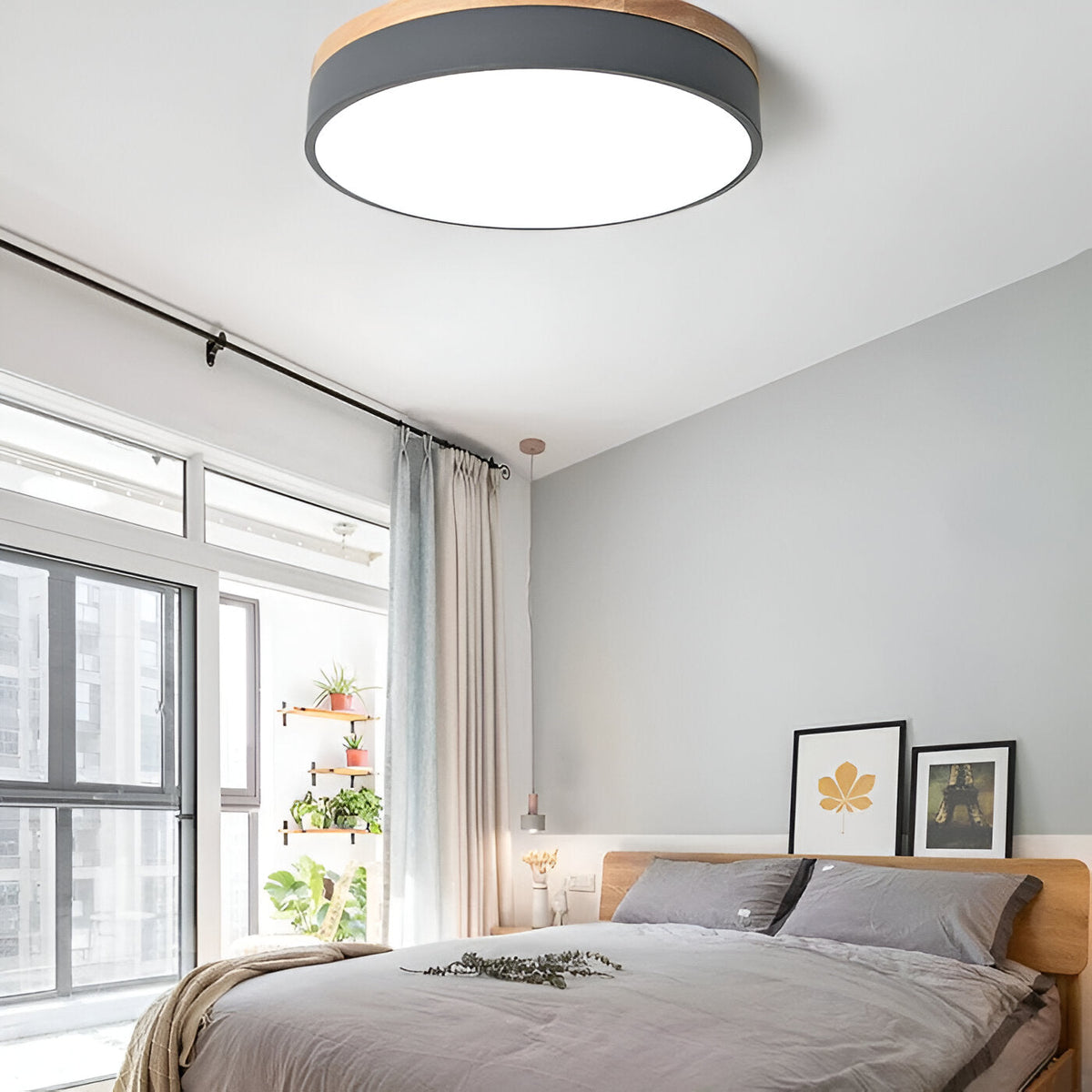 Nordic LED Round Flush Acrylic Minimalist Ceiling Light