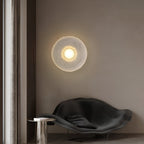 Modern Minimalist Resin Round Wall Sconce LED 1-Light