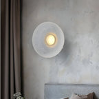Modern Minimalist Resin Round Wall Sconce LED 1-Light