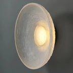Modern Minimalist Resin Round Wall Sconce LED 1-Light