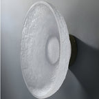Modern Minimalist Resin Round Wall Sconce LED 1-Light
