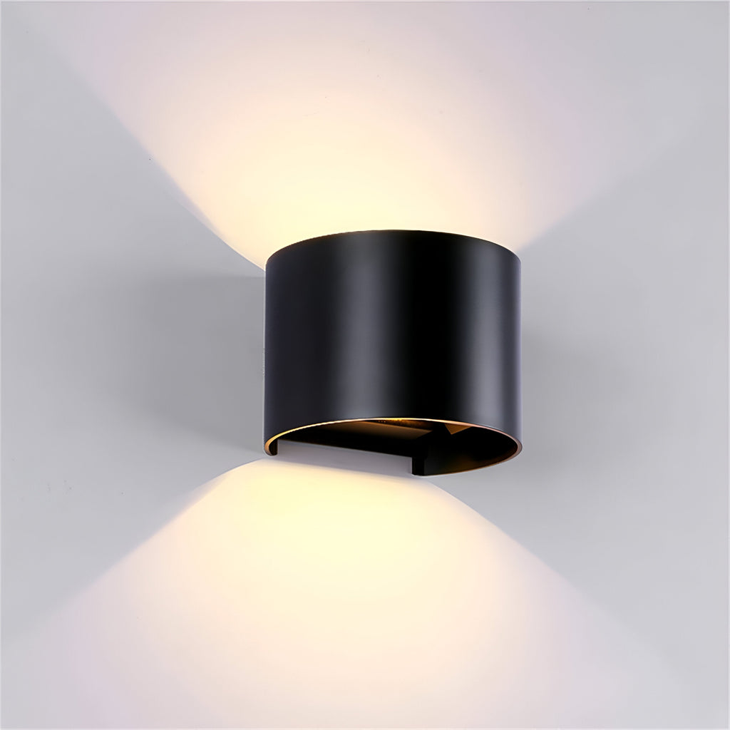 Nordic Round Shaped Waterproof Outdoor Wall Light