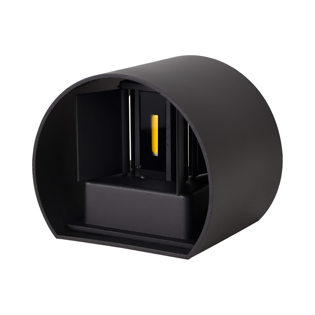 Nordic Round Shaped Waterproof Outdoor Wall Light