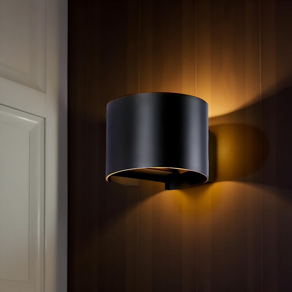 Nordic Round Shaped Waterproof Outdoor Wall Light