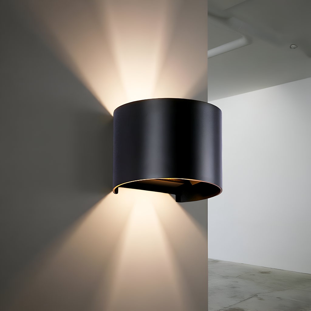 Nordic Round Shaped Waterproof Outdoor Wall Light